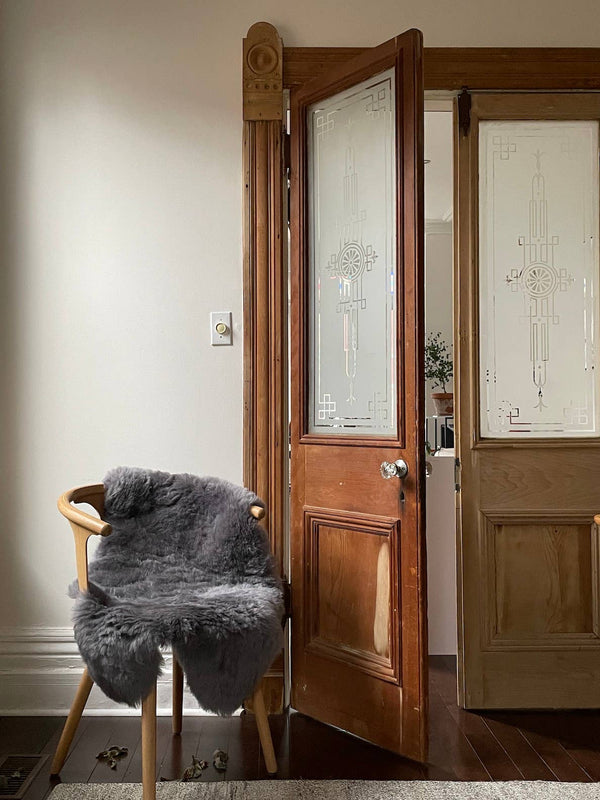 Shorn Silver Icelandic Sheepskin Throw Rug