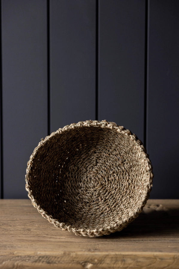 Woven Seagrass Bowl - Medium