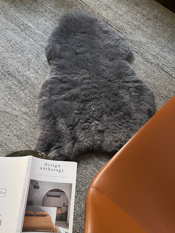 Shorn Silver Icelandic Sheepskin Throw Rug