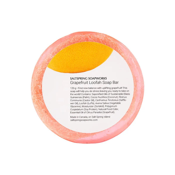 Grapefruit Loofah Soap Bar