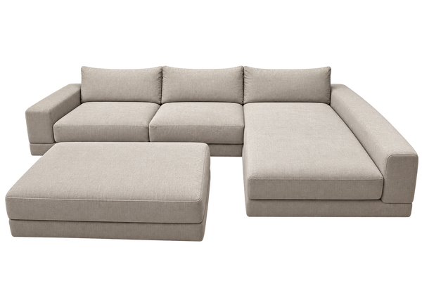 Palermo Sofa Chaise & Ottoman