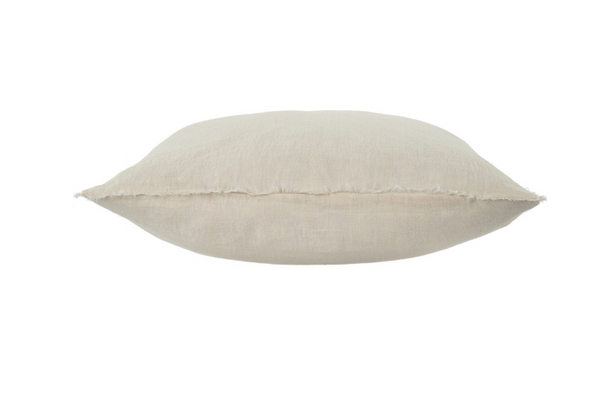 Indaba Lina Linen Pillow 24 x 24 - Ivory