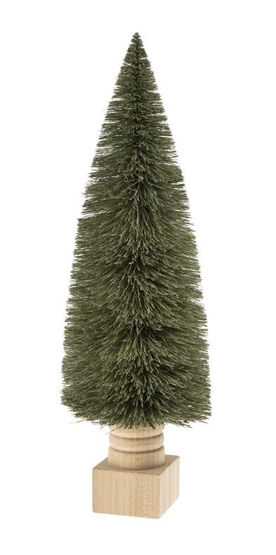Sisal Bottle Brush Tree - Sage