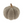 Grey Felt Pumpkin