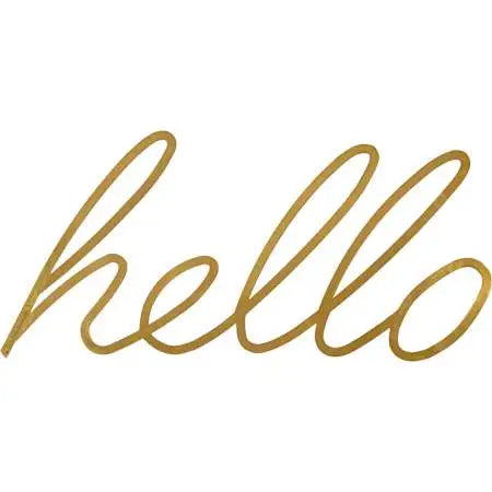 "Hello" - Sign