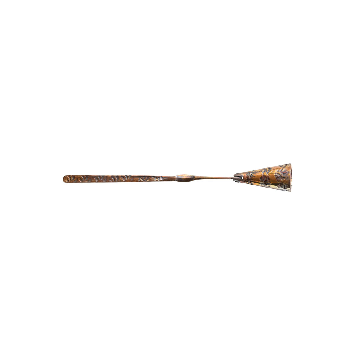 Debossed Copper Candle Snuffer - Burnt Finish – Interior Matters