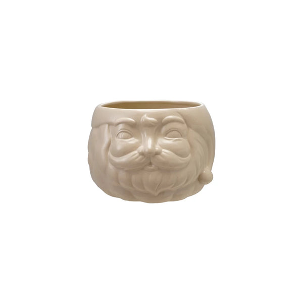Stoneware Santa Head