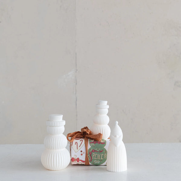 Stoneware Bisque Snowman