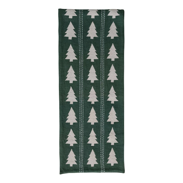 Table Runner - Trees Pattern